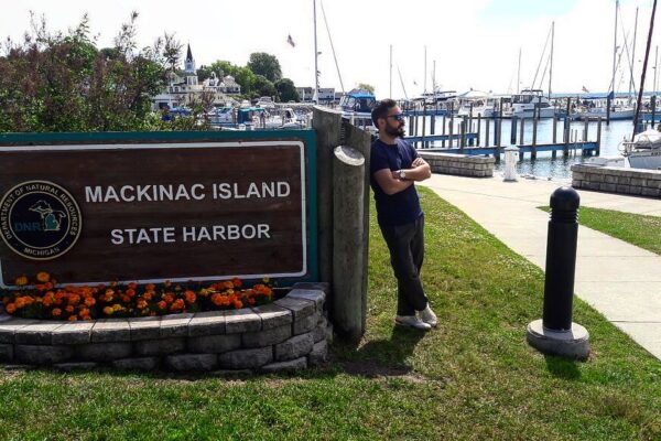 Guven on Mackinac Island