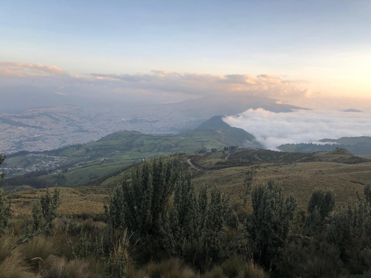 The Surrounding Moutains of Quito