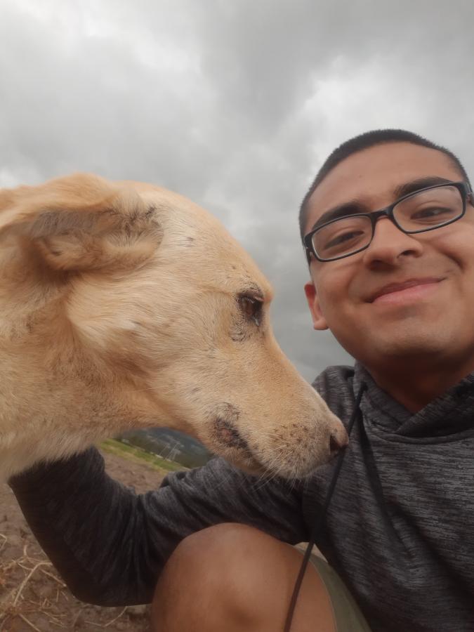 Salvador and Dog