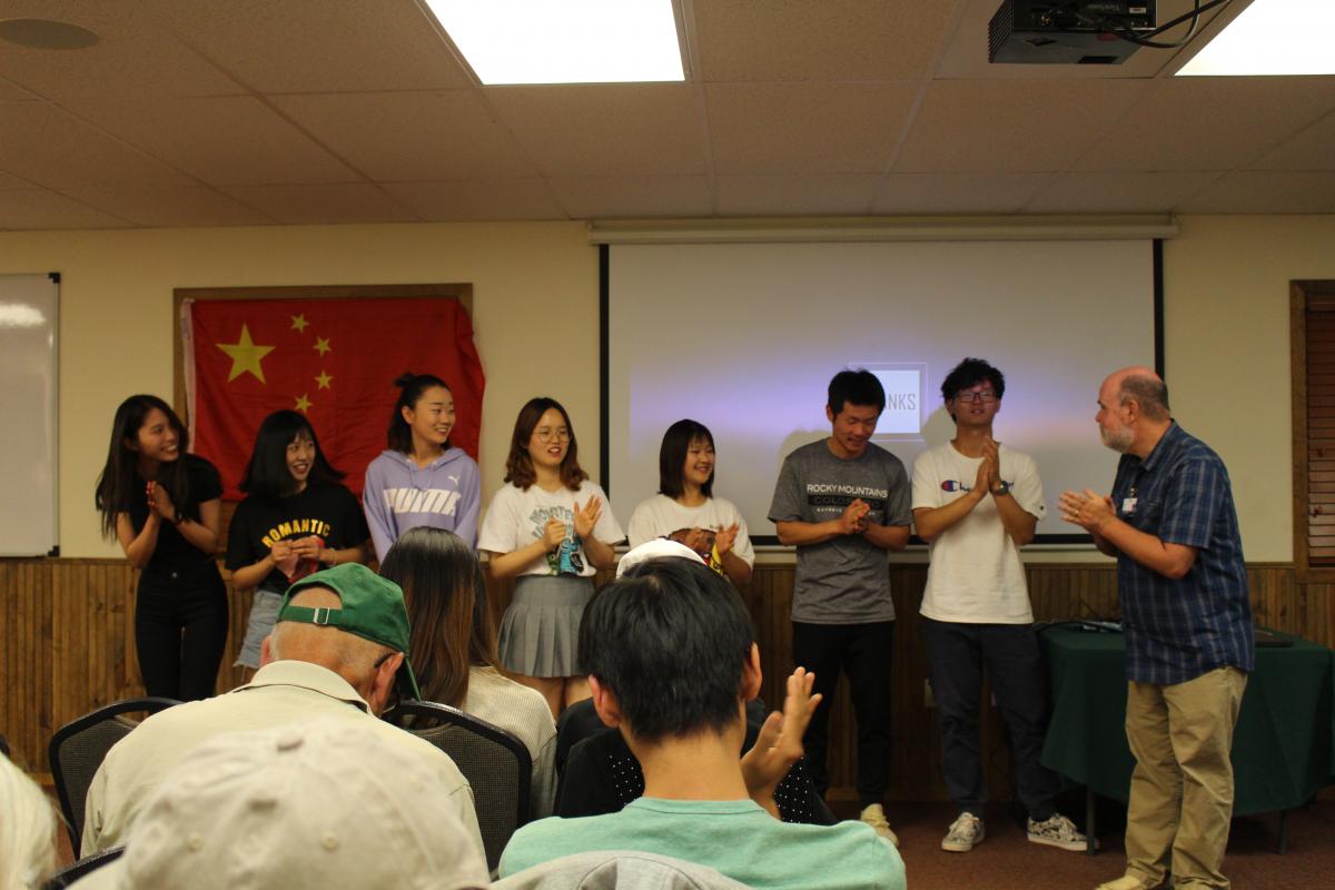 Chinese Participants at Exchange Night
