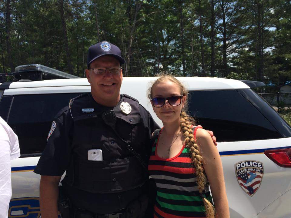 Lake Delton, Wisconsin police officer and J-1 Work & Travel Participant