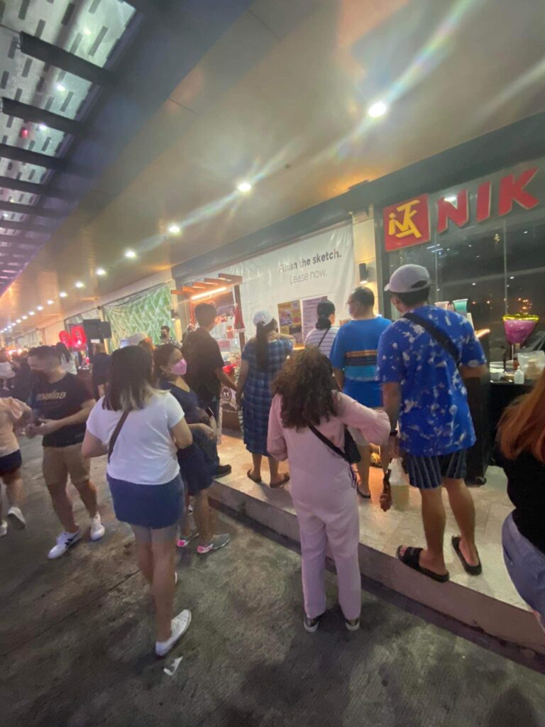 Customers in Line at Samgyup Bites
