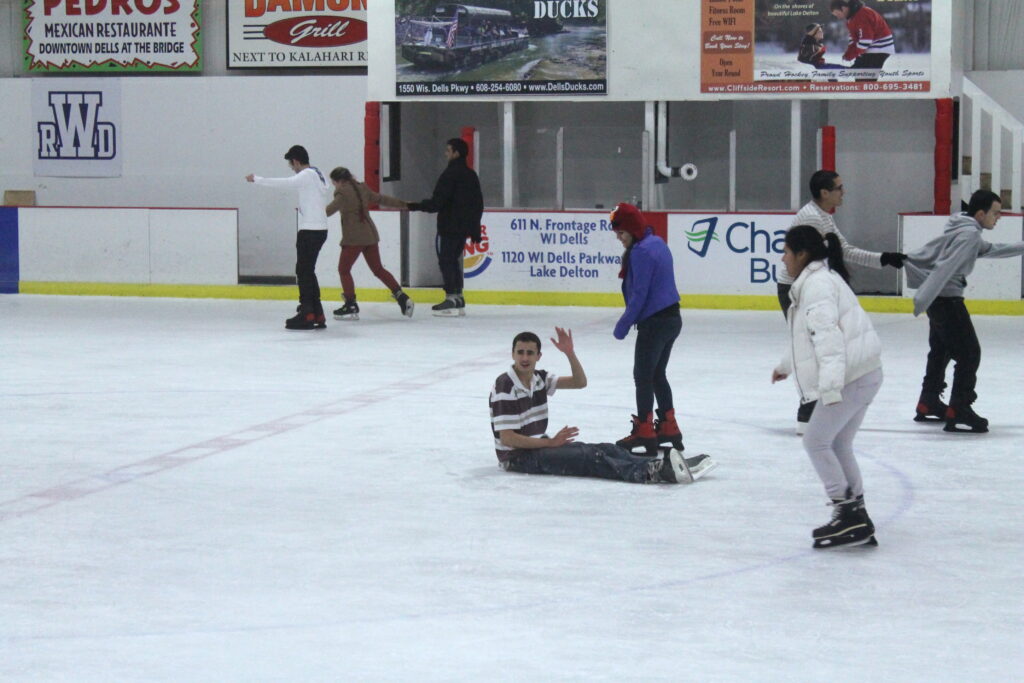 Spirit Participants Ice Skating