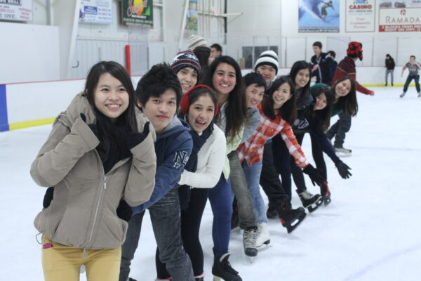 Spirit Participants Ice Skating