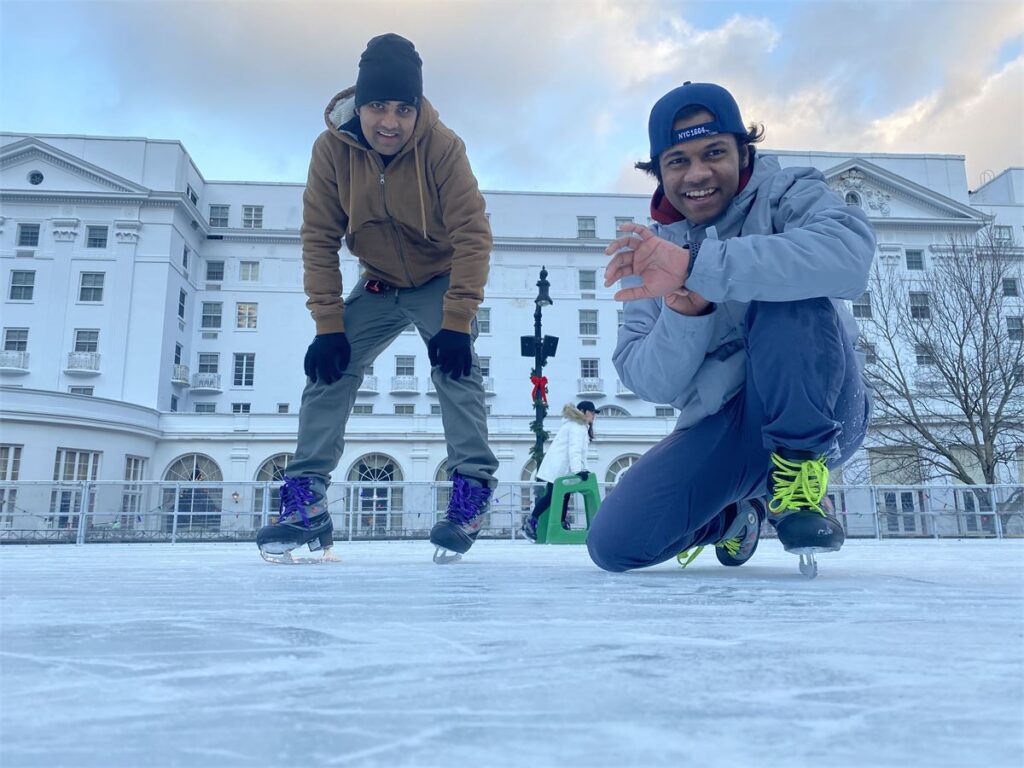 Spirit Participants Ice Skating