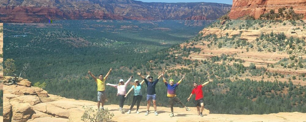 Spirit participants go hiking in Arizona