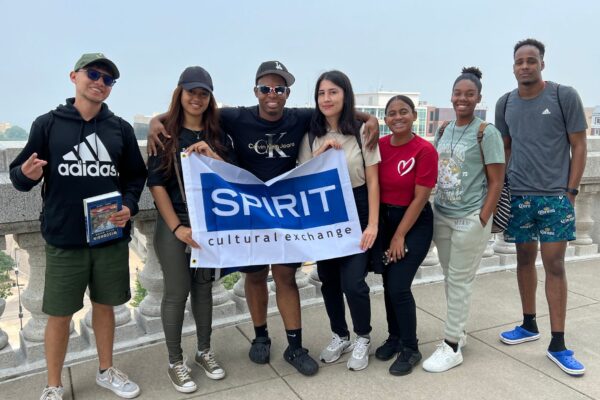 Spirit visits the Wisconsin State Capitol