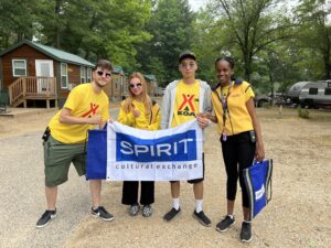 Spirit participants at KCN Campgrounds