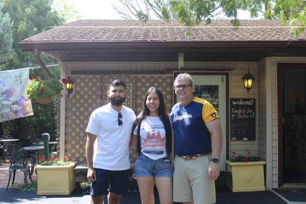 Spirit participants with their manager in Door County