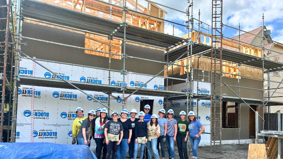 Spirit Cultural Exchange at Habitat for Humanity